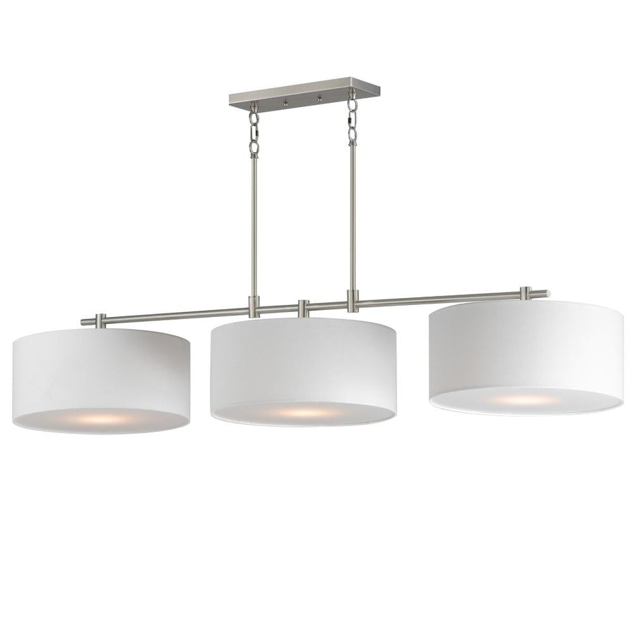 Maxim Lighting 10017WLSN Bongo 60 Inch Linear Pendant – Satin Nickel