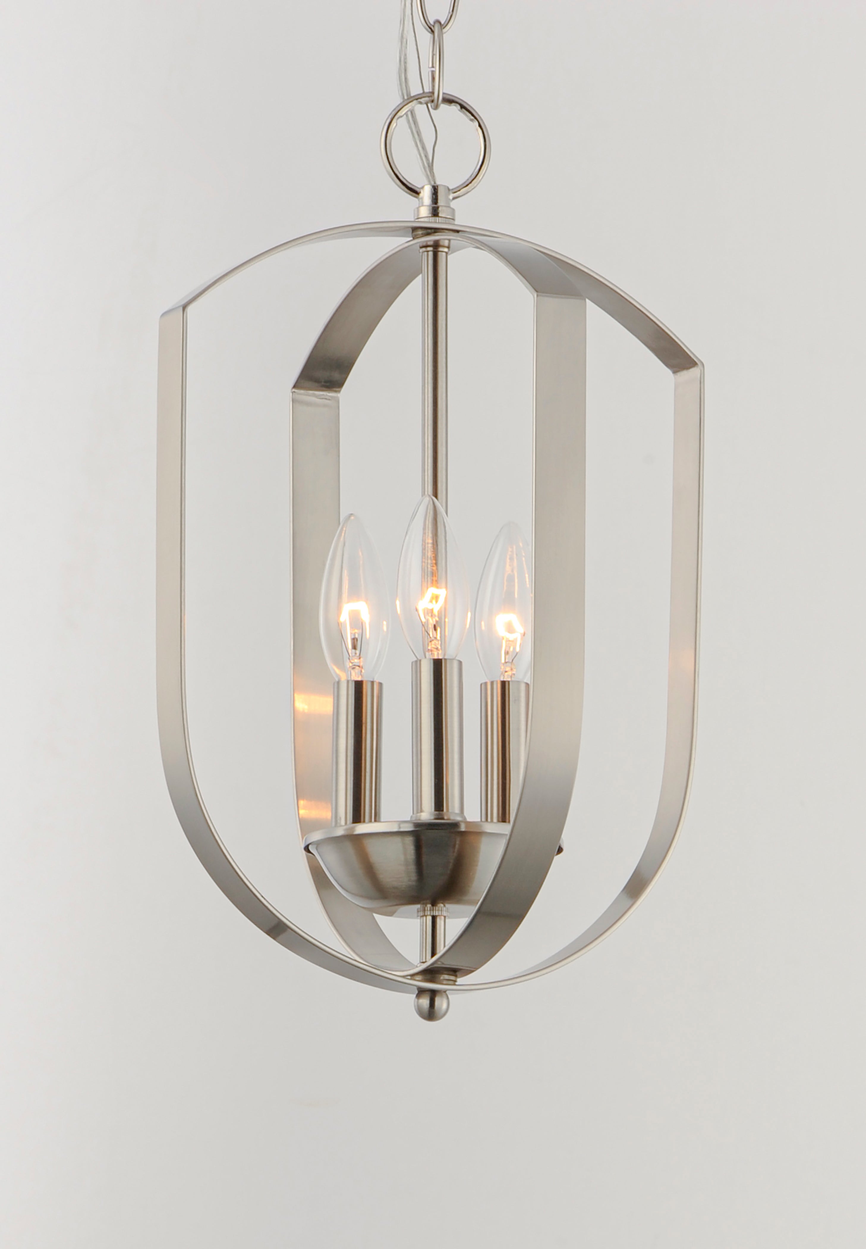10 Inch Chandelier – Satin Nickel