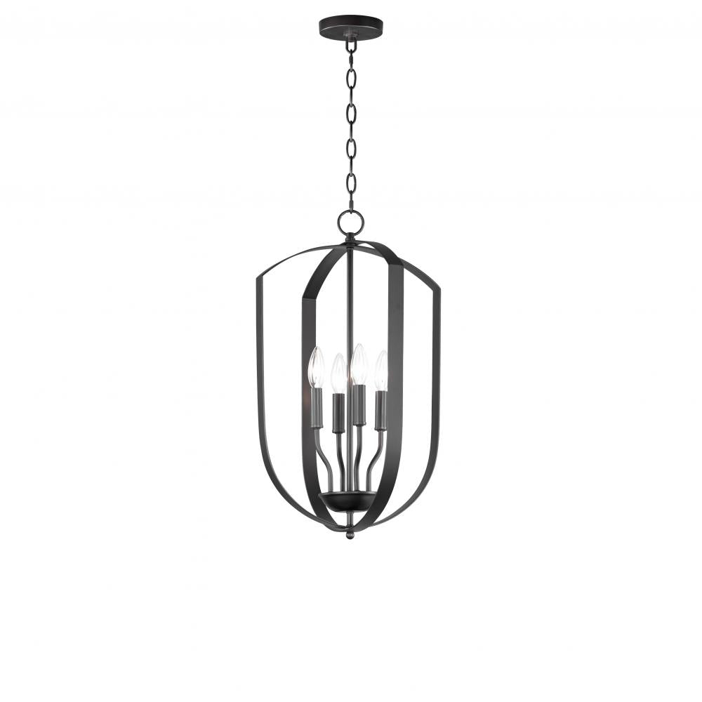 Maxim Lighting 10034BK Provident 14.5 Inch Chandelier – Black