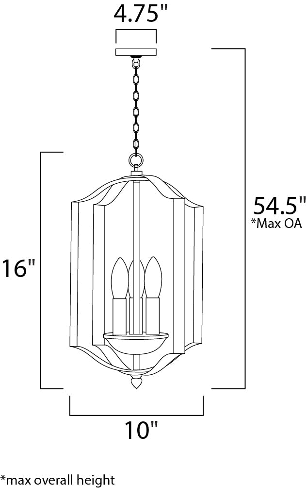 10 Inch Single Pendant – Satin Nickel