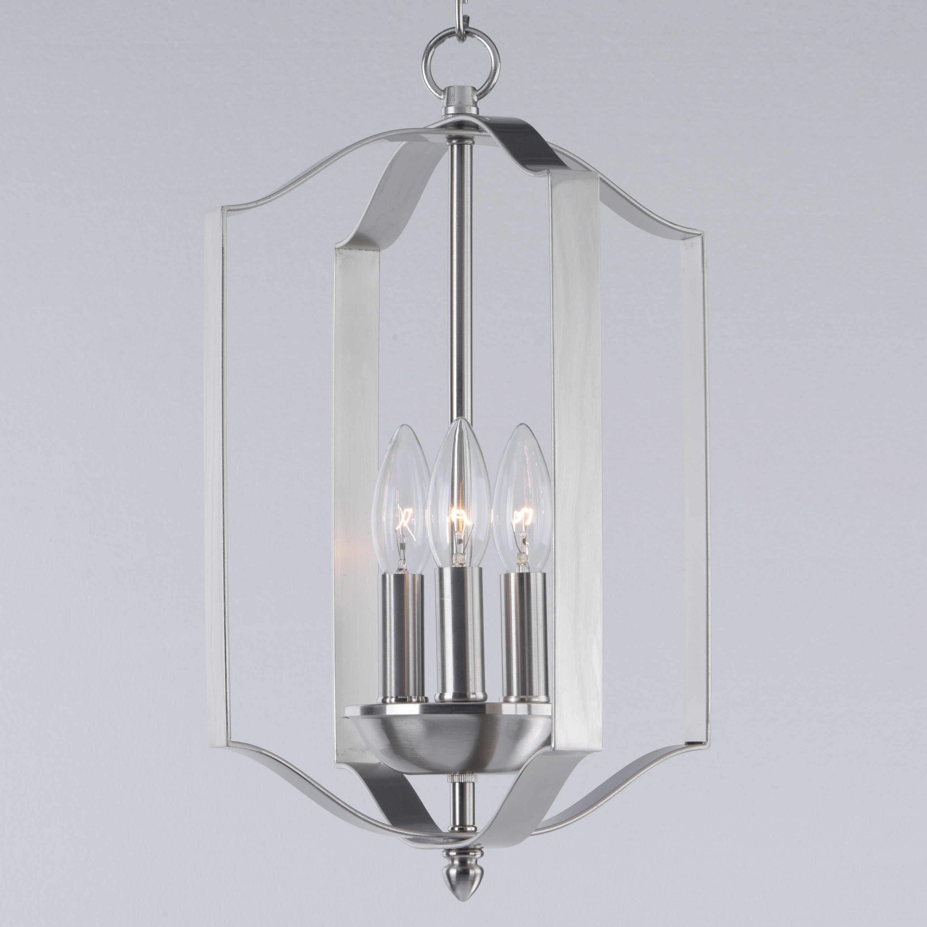 10 Inch Single Pendant – Satin Nickel