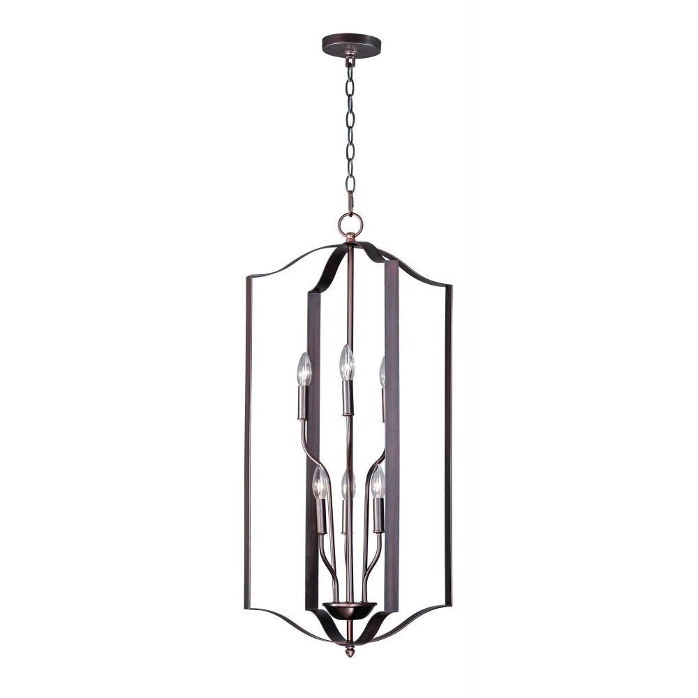 Maxim Lighting 10038OI Provident 18 Inch Semi Flush Mount Light – Oil Rubbed Bronze