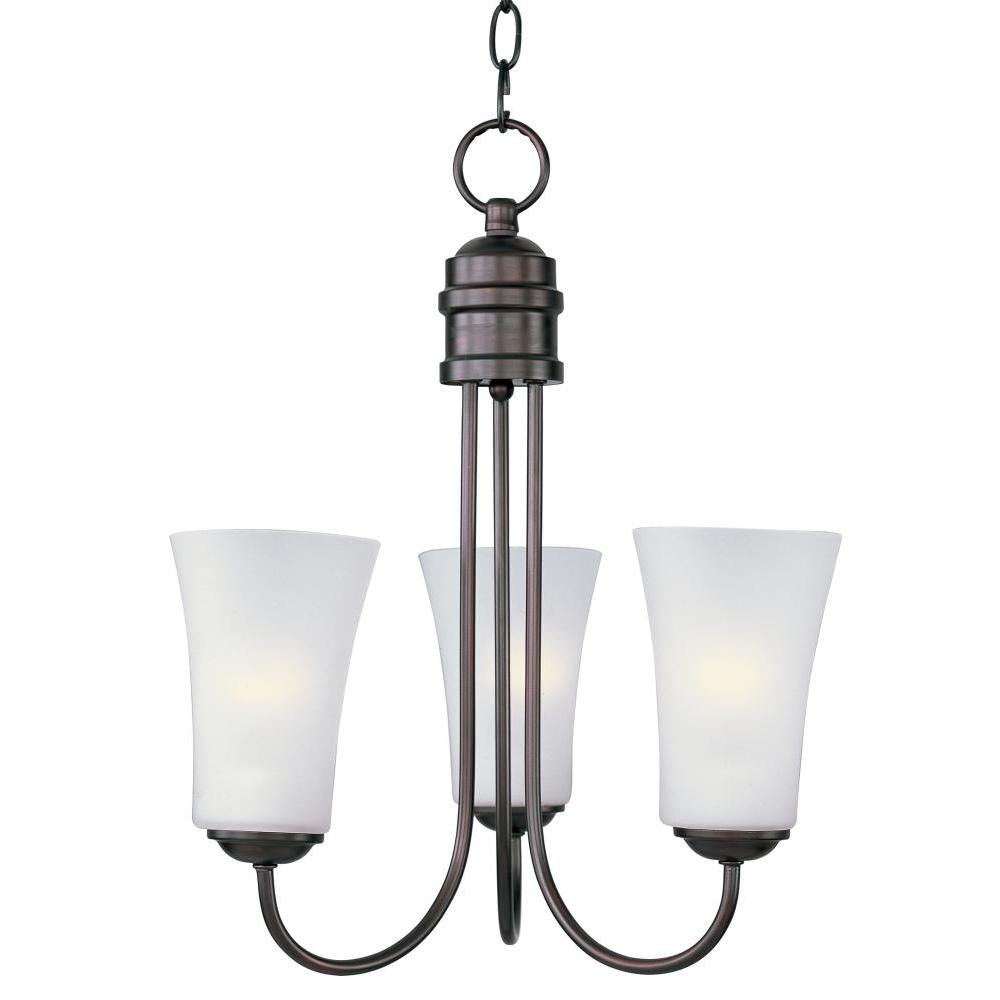 Maxim Lighting 10043FTOI Logan 17 Inch Semi Flush Mount Light – Oil Rubbed Bronze