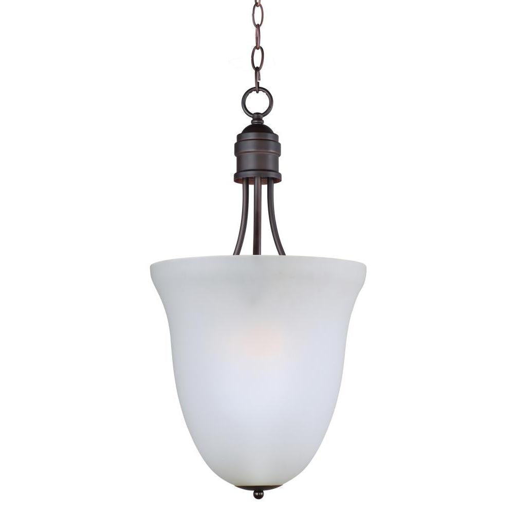 Maxim Lighting 10048FTOI Foyer 12.75 Inch Chandelier – Oil Rubbed Bronze