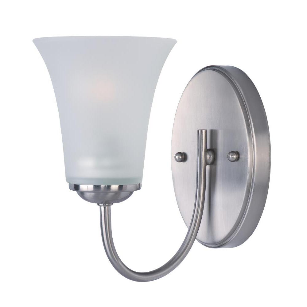Maxim Lighting 10051FTSN Logan 5 Inch Bathroom Vanity - Satin Nickel