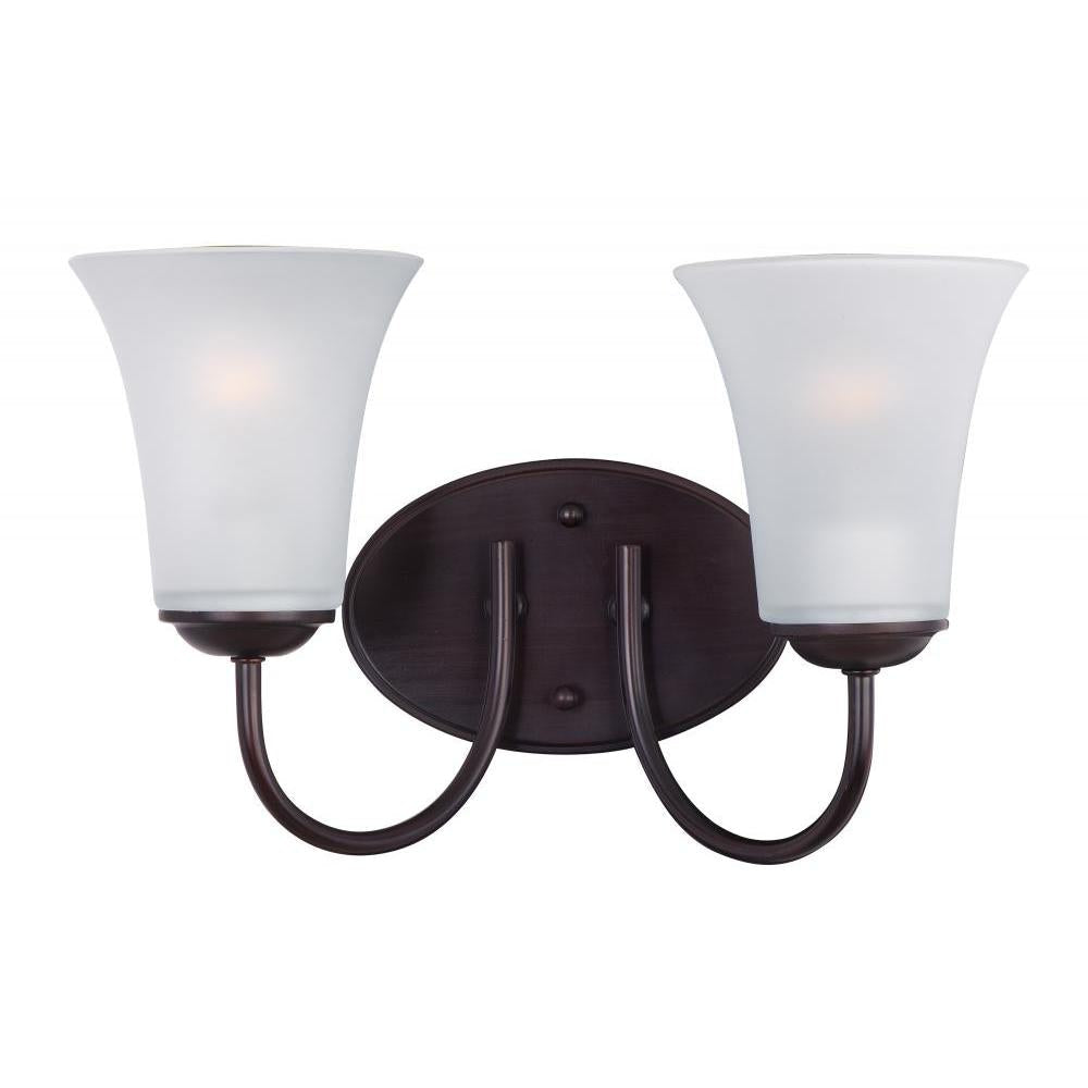 Maxim Lighting 10052FTOI Logan 14 Inch Bathroom Vanity - Oil Rubbed Bronze