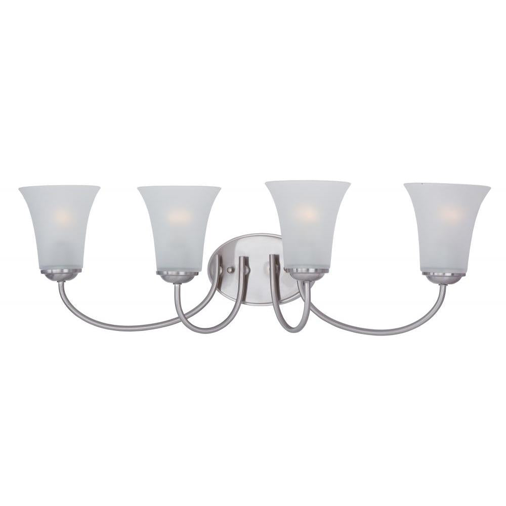 Maxim Lighting 10054FTSN Logan 28 Inch Bathroom Vanity - Satin Nickel