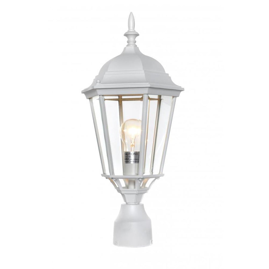 Maxim Lighting 1005WT Westlake 9.5 Inch Outdoor Post Lantern – White
