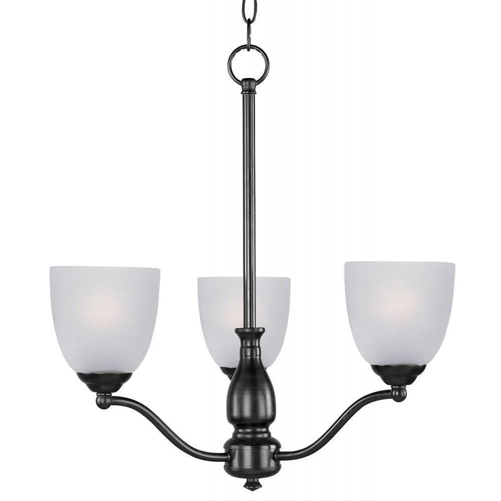 Maxim Lighting 10064FTBK Stefan 21 Inch Semi Flush Mount Light – Black