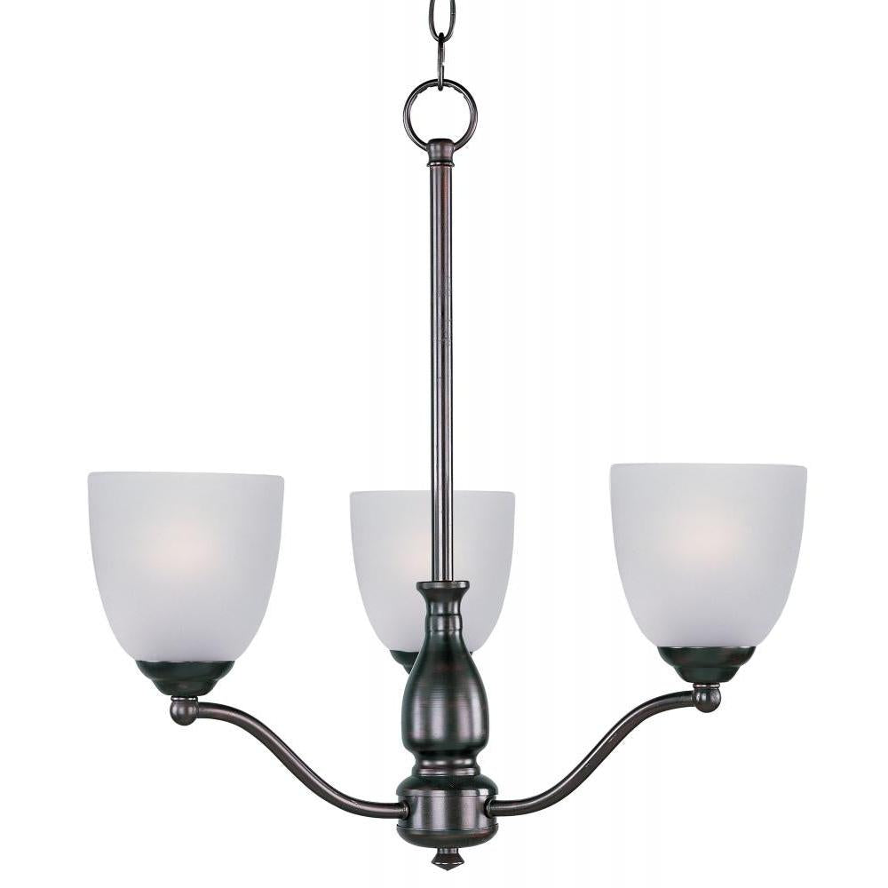 Maxim Lighting 10064FTOI Stefan 21 Inch Semi Flush Mount Light – Oil Rubbed Bronze