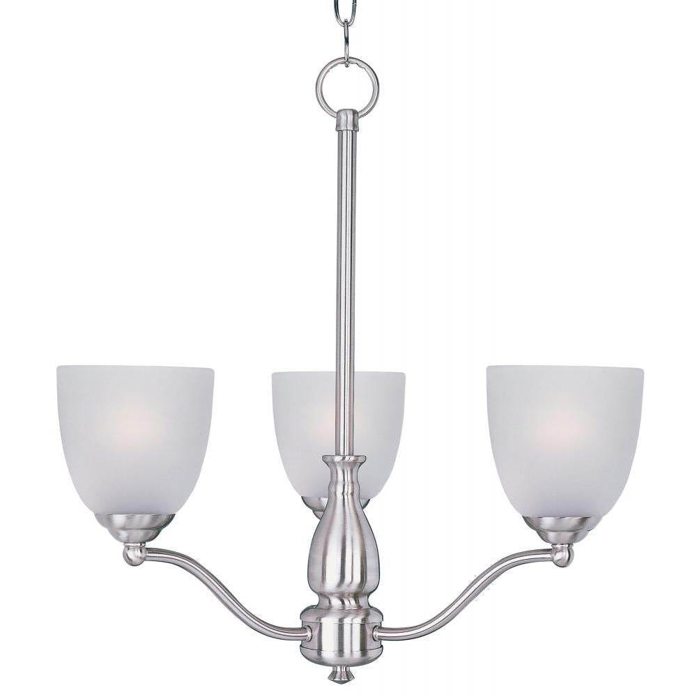 Maxim Lighting 10064FTSN Stefan 21 Inch Semi Flush Mount Light – Satin Nickel