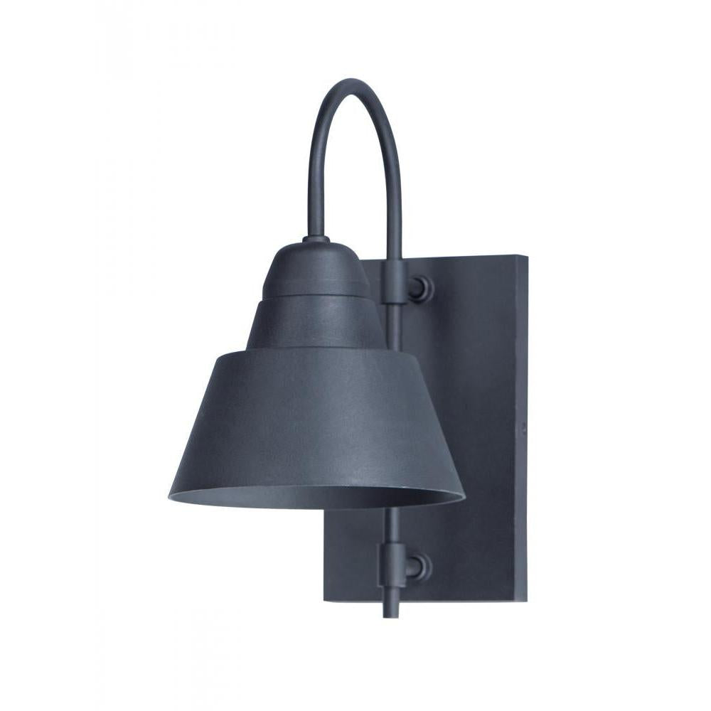 Maxim Lighting 10103BK Shoreline 7.75 Inch Outdoor Wall Lantern – Black