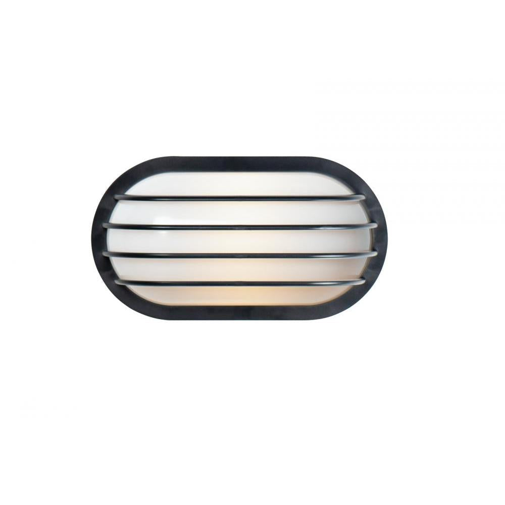 10 Inch Outdoor Wall Sconce – Black