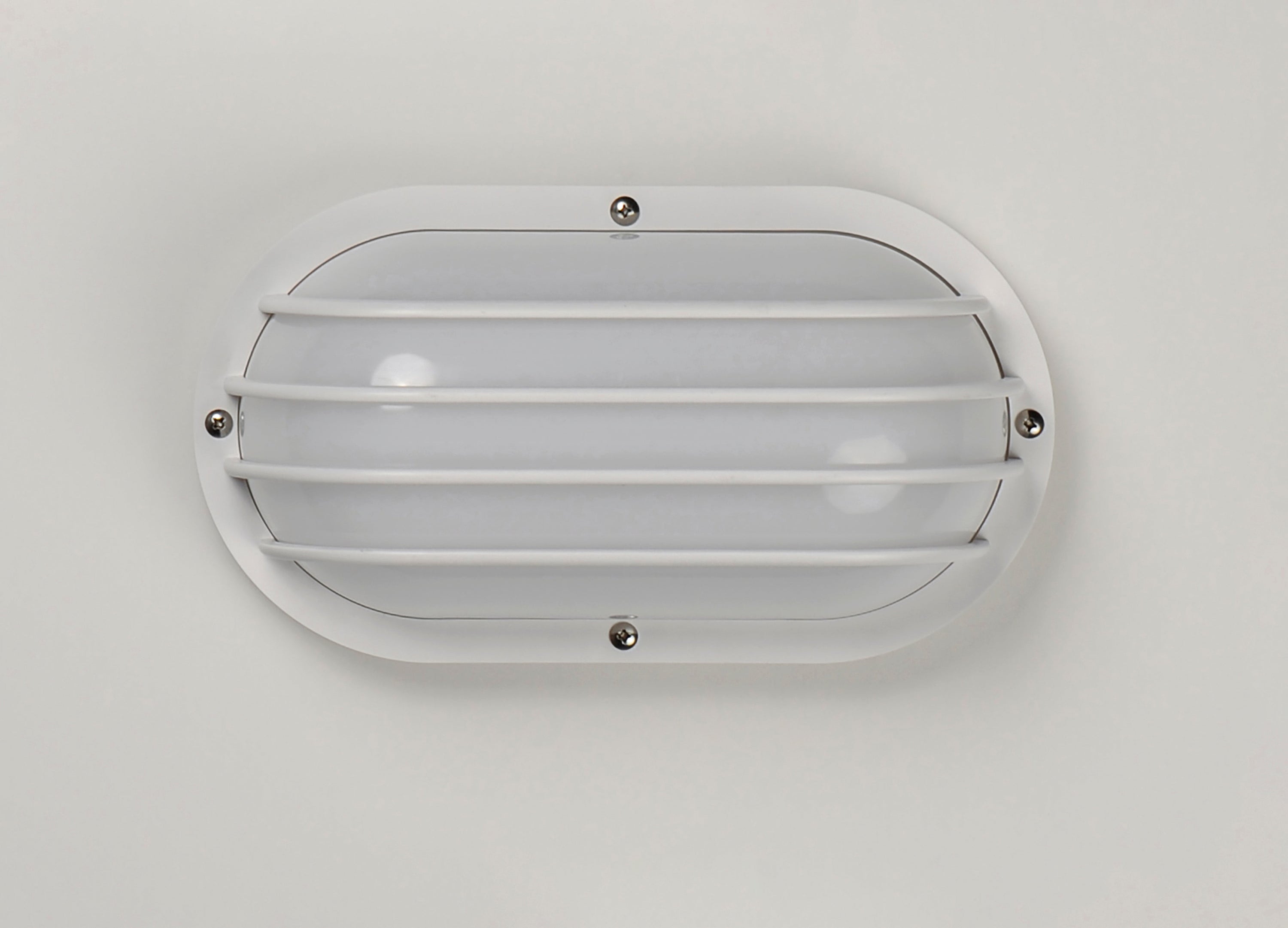 10 Inch Outdoor Wall Sconce – White