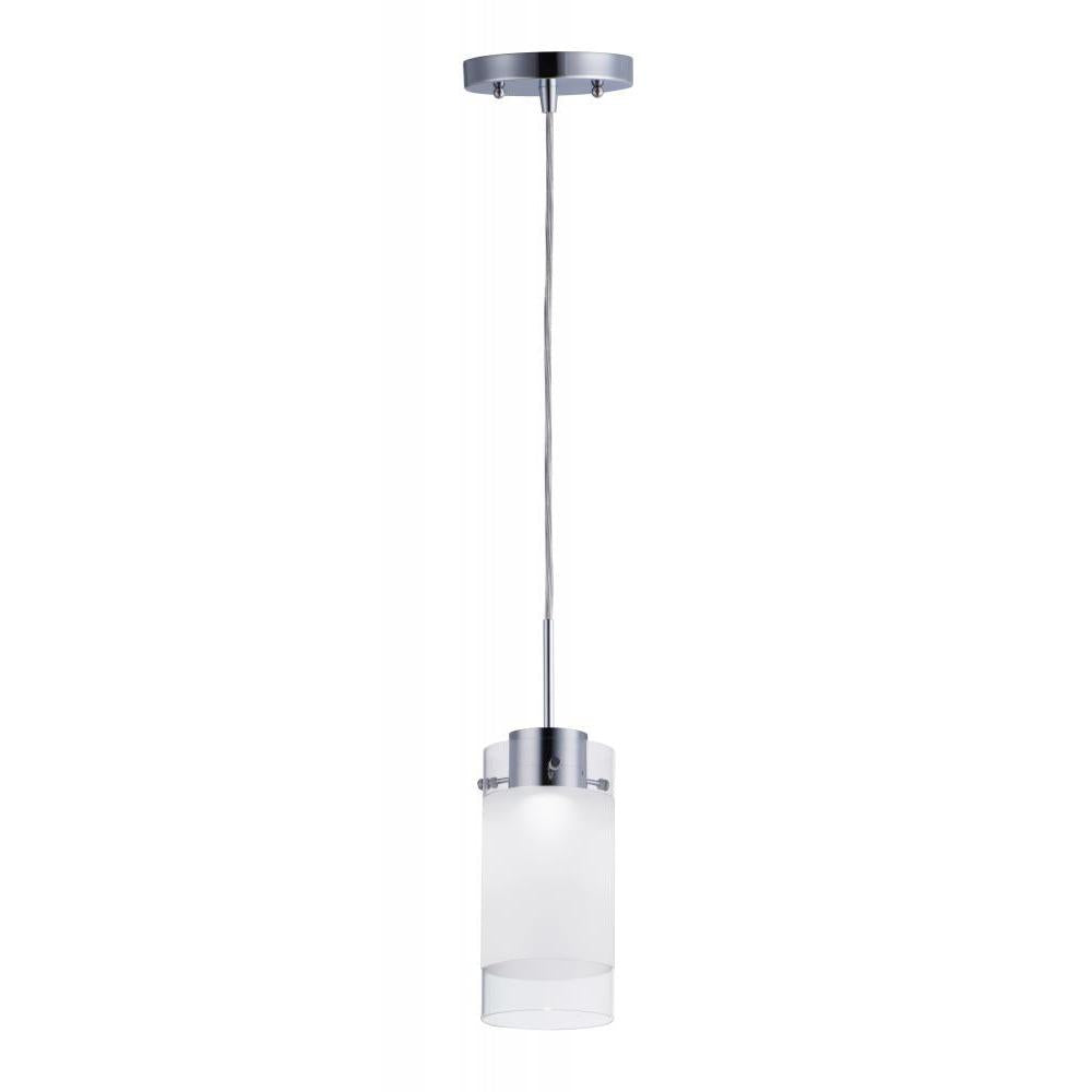 Maxim Lighting 10192CLFTPC Scope 4.5 Inch Semi Flush Mount Light – Polished Chrome