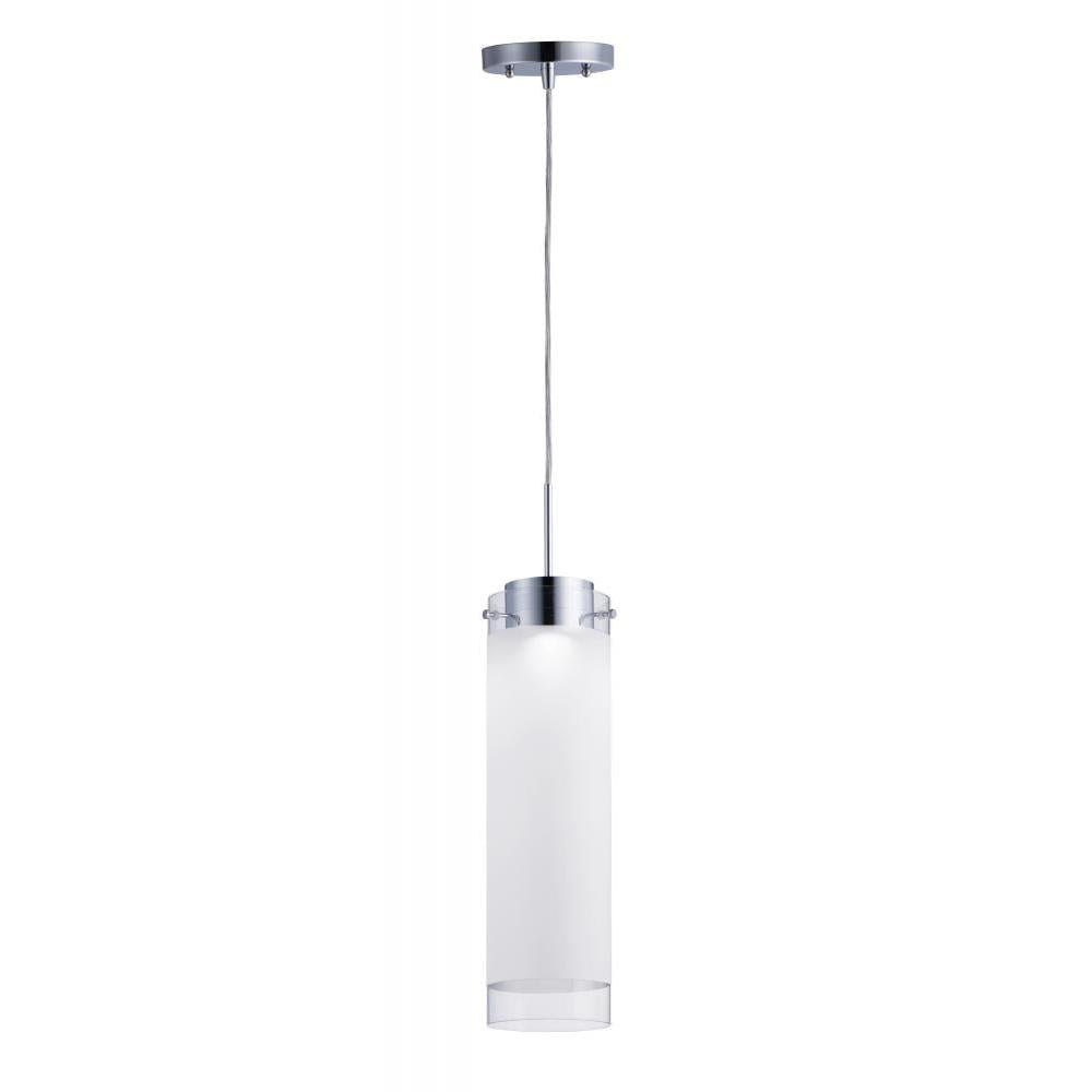 Maxim Lighting 10194CLFTPC Scope 4.75 Inch Semi Flush Mount Light – Polished Chrome