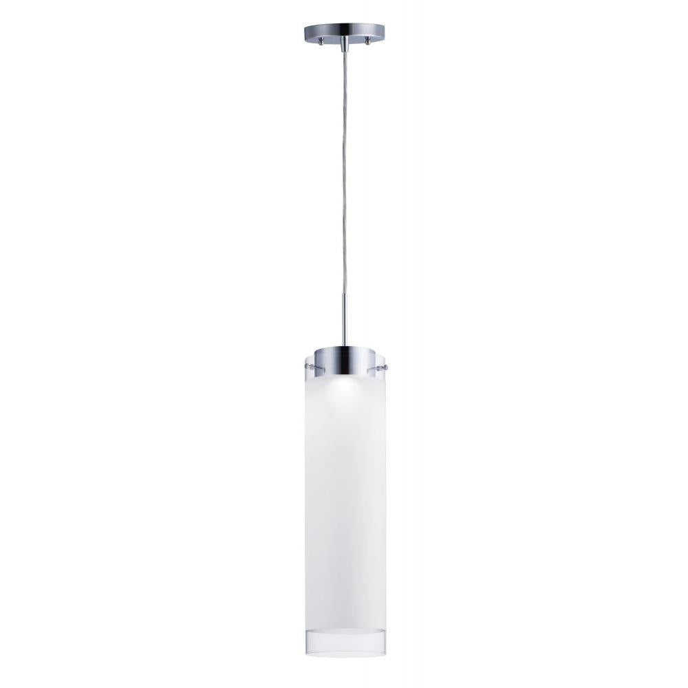 Maxim Lighting 10196CLFTPC Scope 6 Inch Semi Flush Mount Light – Polished Chrome