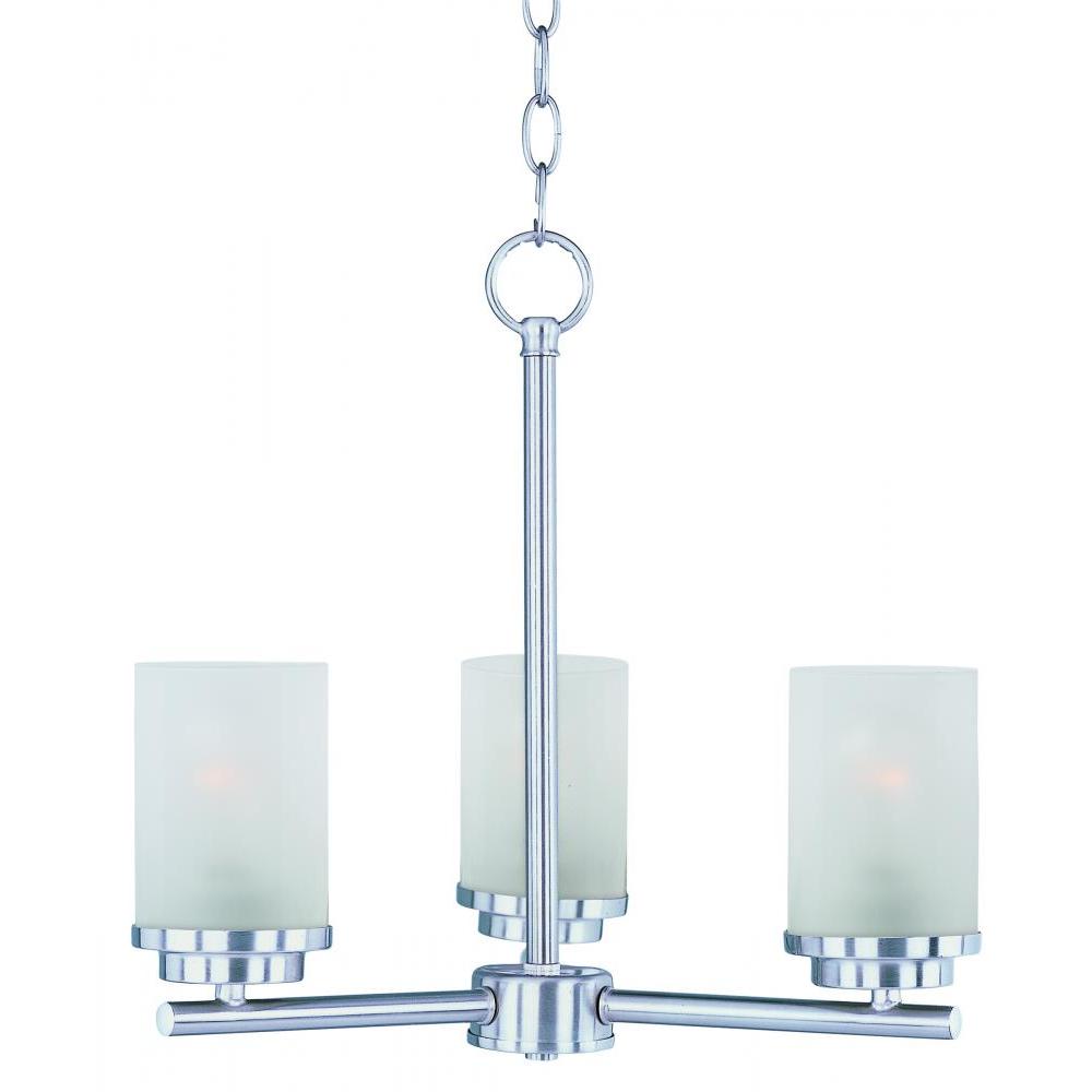 Maxim Lighting 10203FTSN Corona 16.5 Inch Semi Flush Mount Light – Satin Nickel
