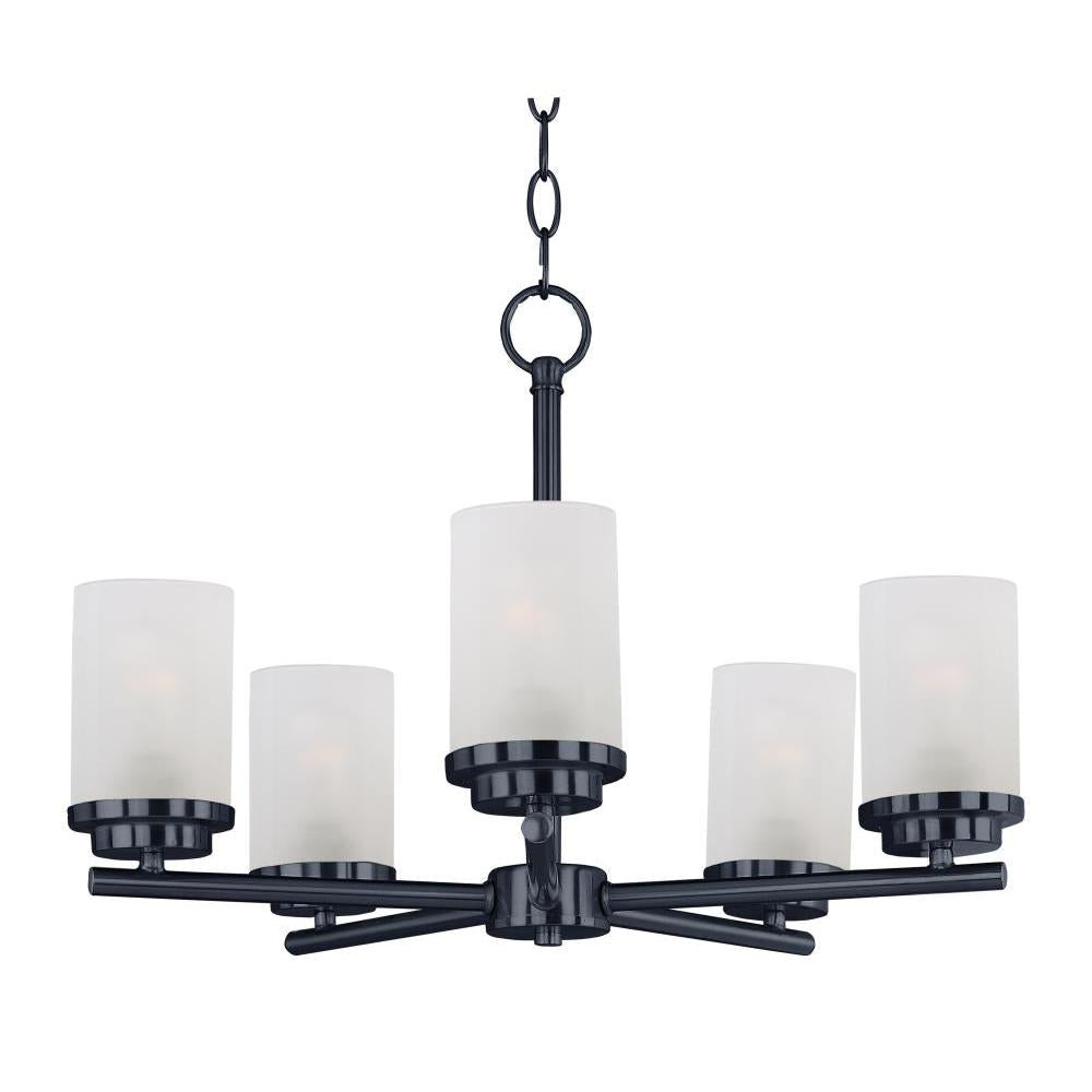 Maxim Lighting 10205FTBK Corona 22 Inch Semi Flush Mount Light – Black