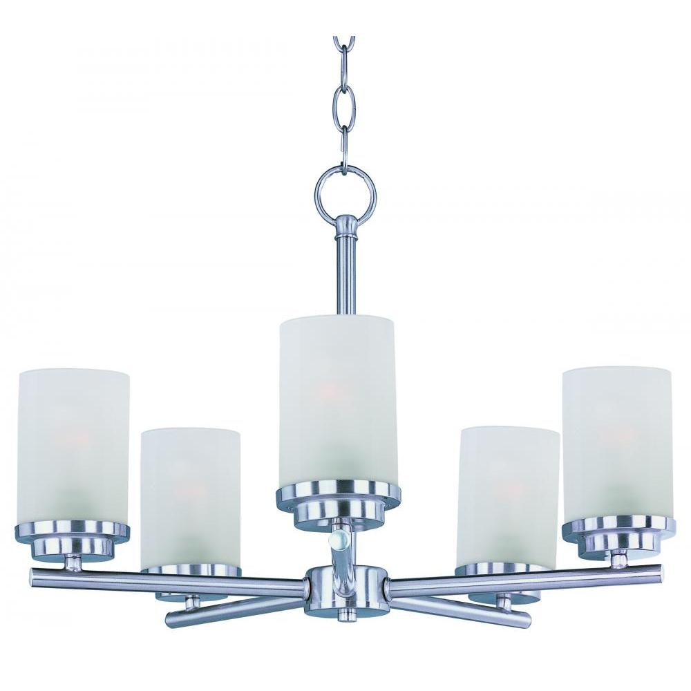 Maxim Lighting 10205FTSN Corona 22 Inch Semi Flush Mount Light – Satin Nickel