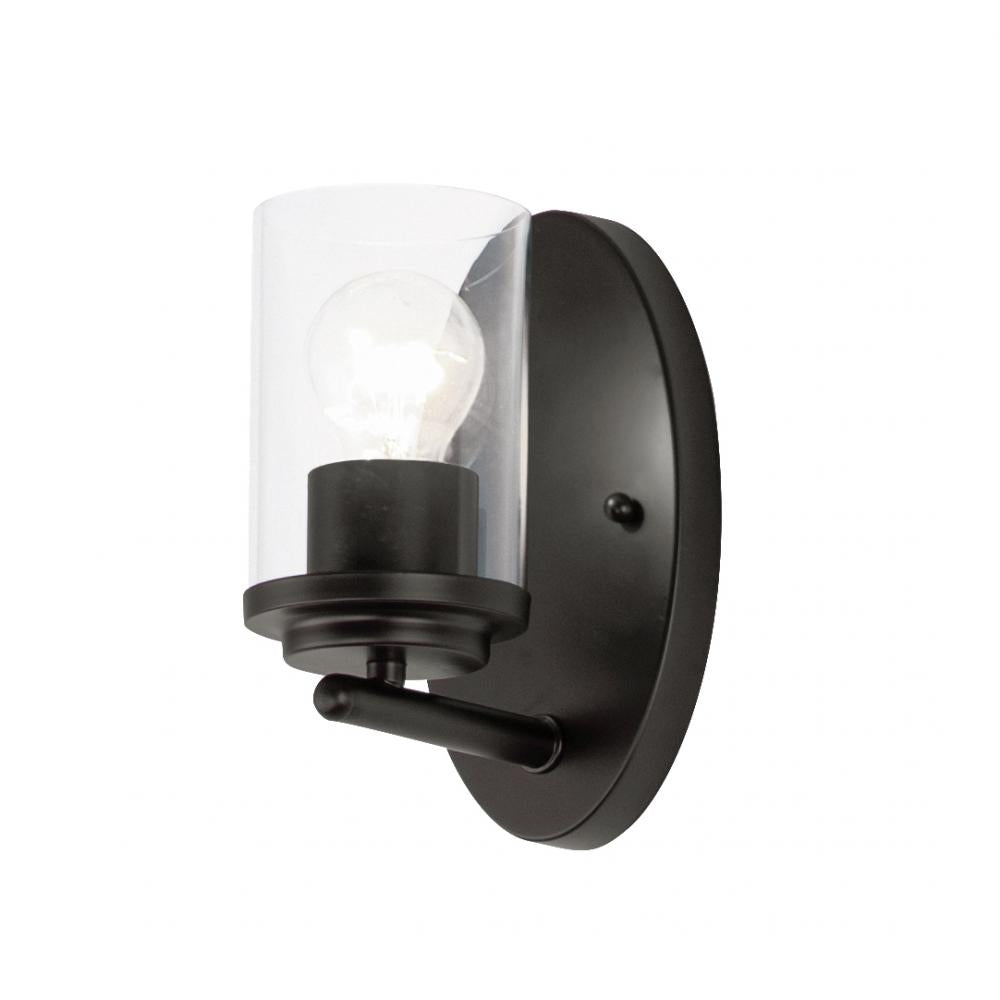 Maxim Lighting 10211CLBK Corona 4.5 Inch Bathroom Vanity - Black