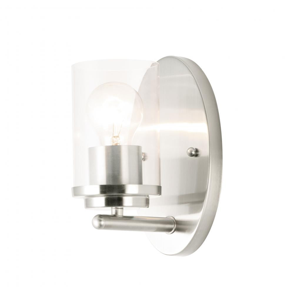 Maxim Lighting 10211CLSN Corona 4.5 Inch Bathroom Vanity - Satin Nickel