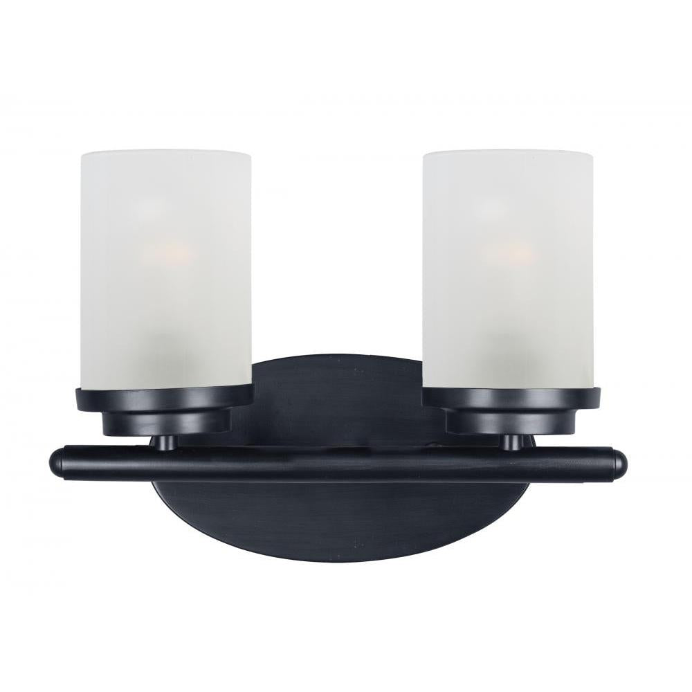 Maxim Lighting 10212FTBK 12 Inch 12 Bathroom Vanity - 12 Inch Bathroom Vanity Light – Black