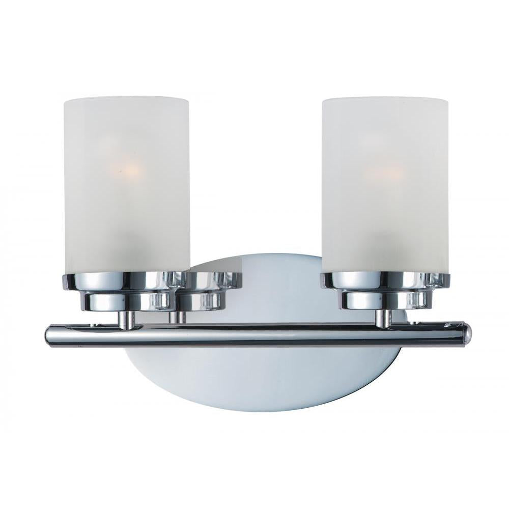 Maxim Lighting 10212FTPC 12 Inch 12 Bathroom Vanity - 12 Inch Bathroom Vanity Light – Polished Chrome