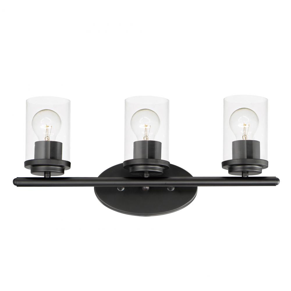 Maxim Lighting 10213CLBK Corona 19.25 Inch Bathroom Vanity - Black