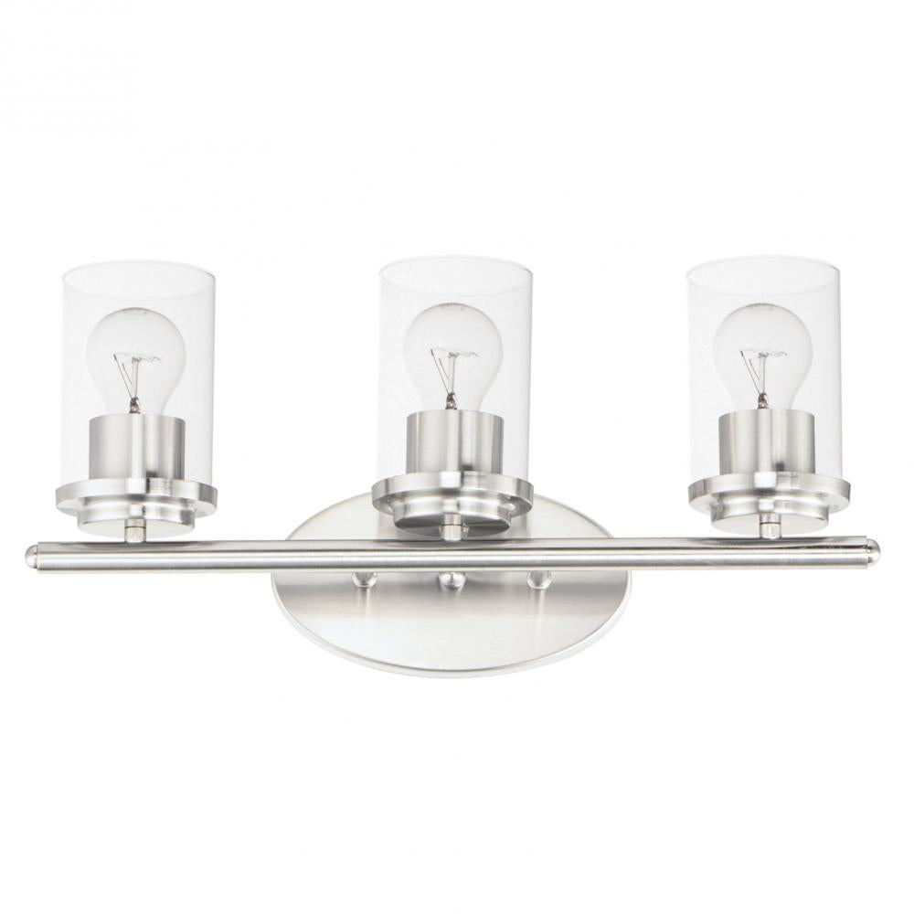 Maxim Lighting 10213CLSN Corona 19.25 Inch Bathroom Vanity - Satin Nickel