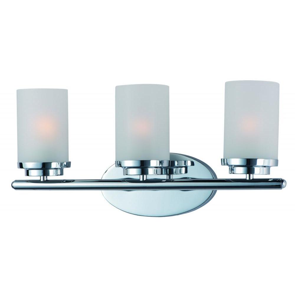 Maxim Lighting 10213FTPC Corona 19.25 Inch Bathroom Vanity - Polished Chrome
