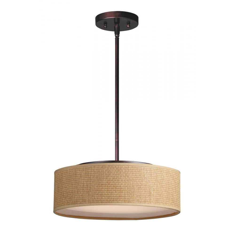 Maxim Lighting 10224GCOI Prime 16 Inch Semi Flush Mount Light – Oil Rubbed Bronze