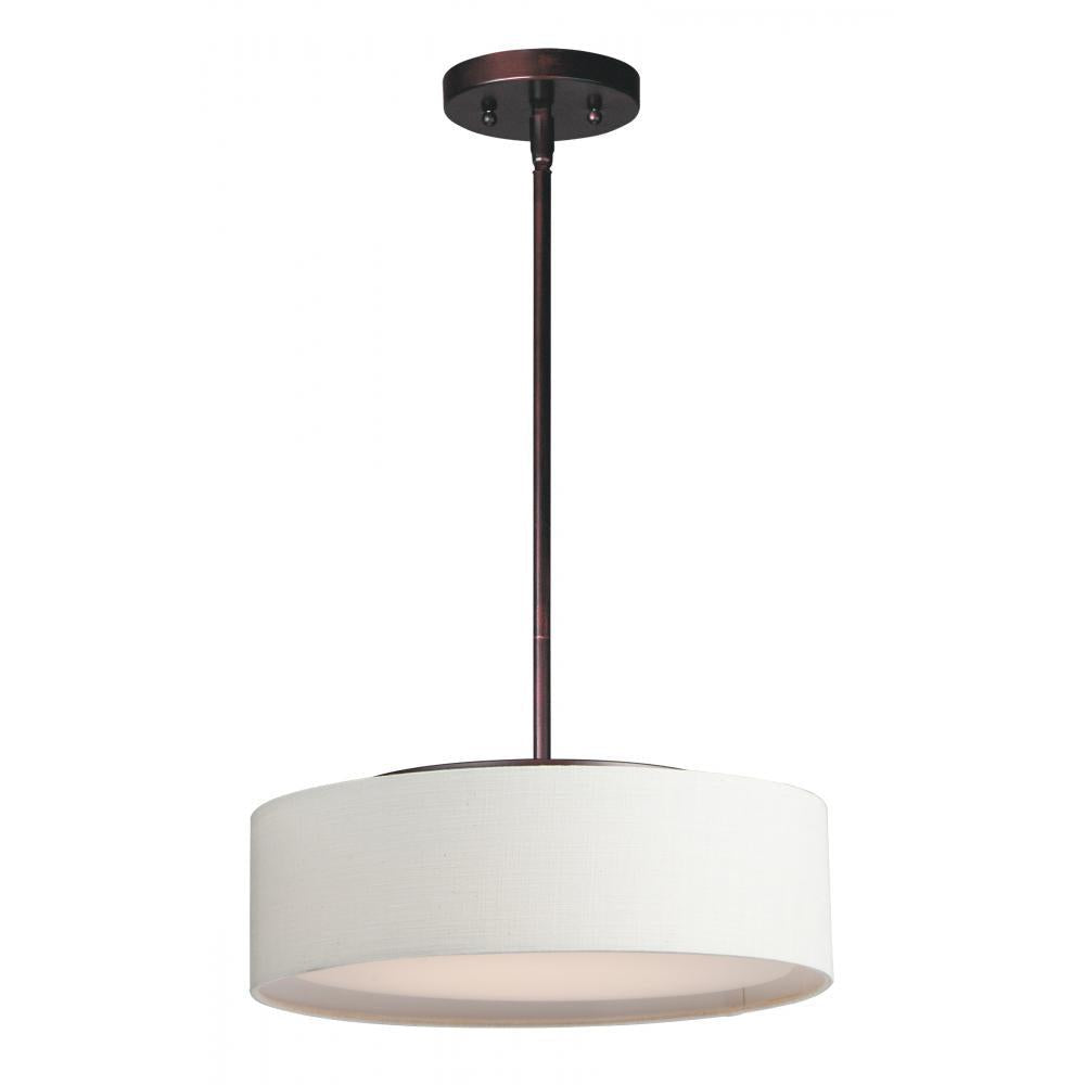 Maxim Lighting 10224OMOI Prime 16 Inch Semi Flush Mount Light – Oil Rubbed Bronze