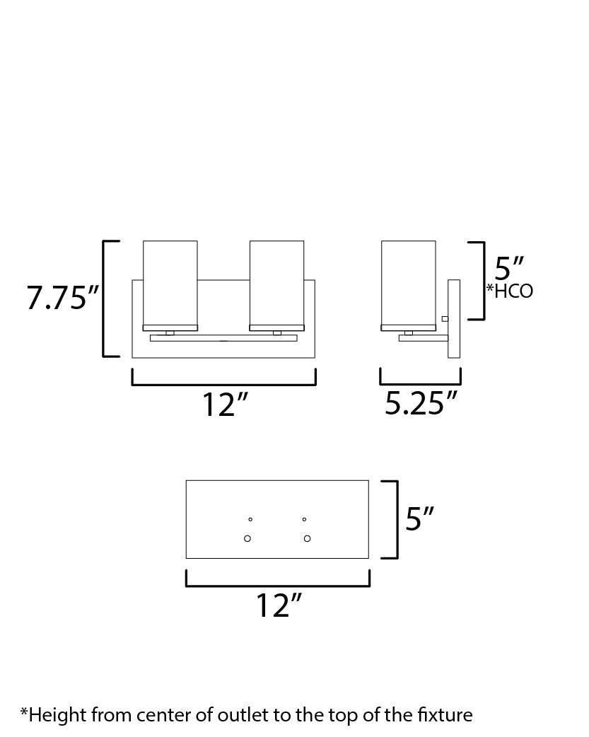 12 Inch Bathroom Vanity Light – Satin Nickel