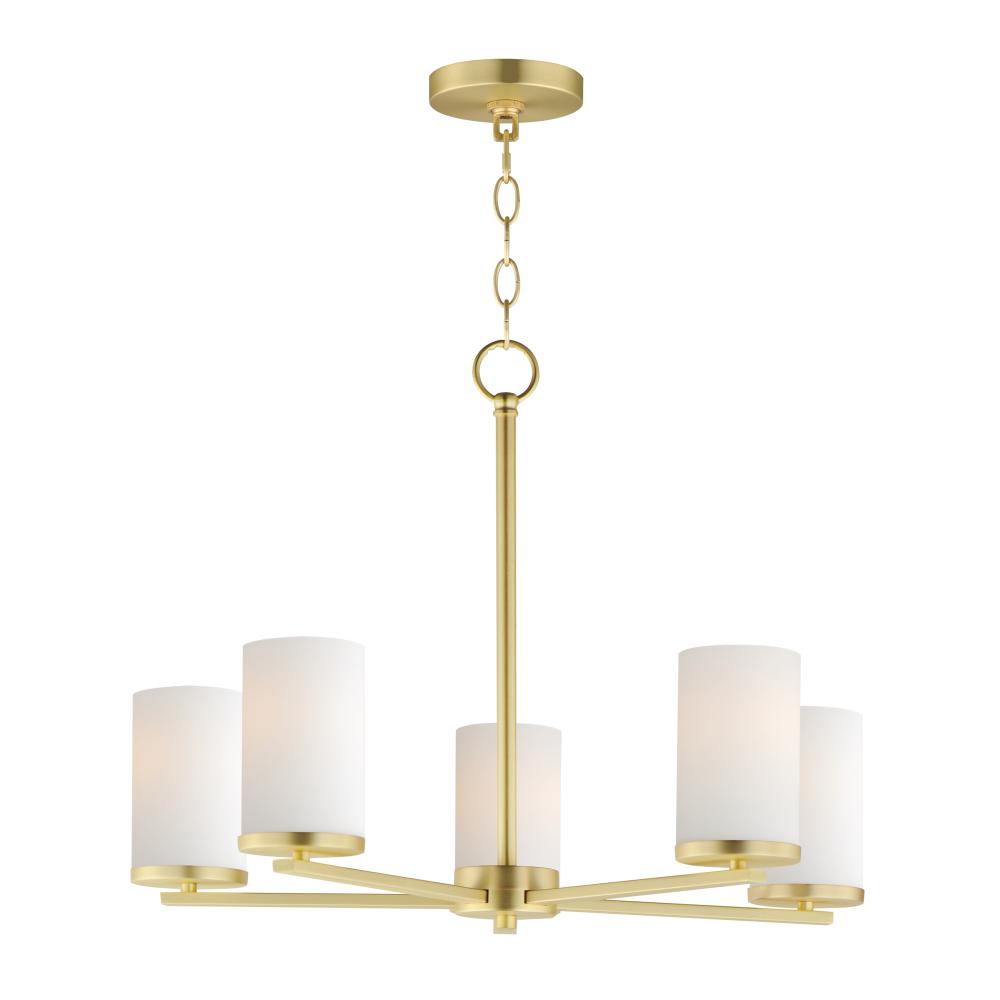 Maxim Lighting 10286SWSBR Lateral 24 Inch 5 Light Pendant – Satin Brass