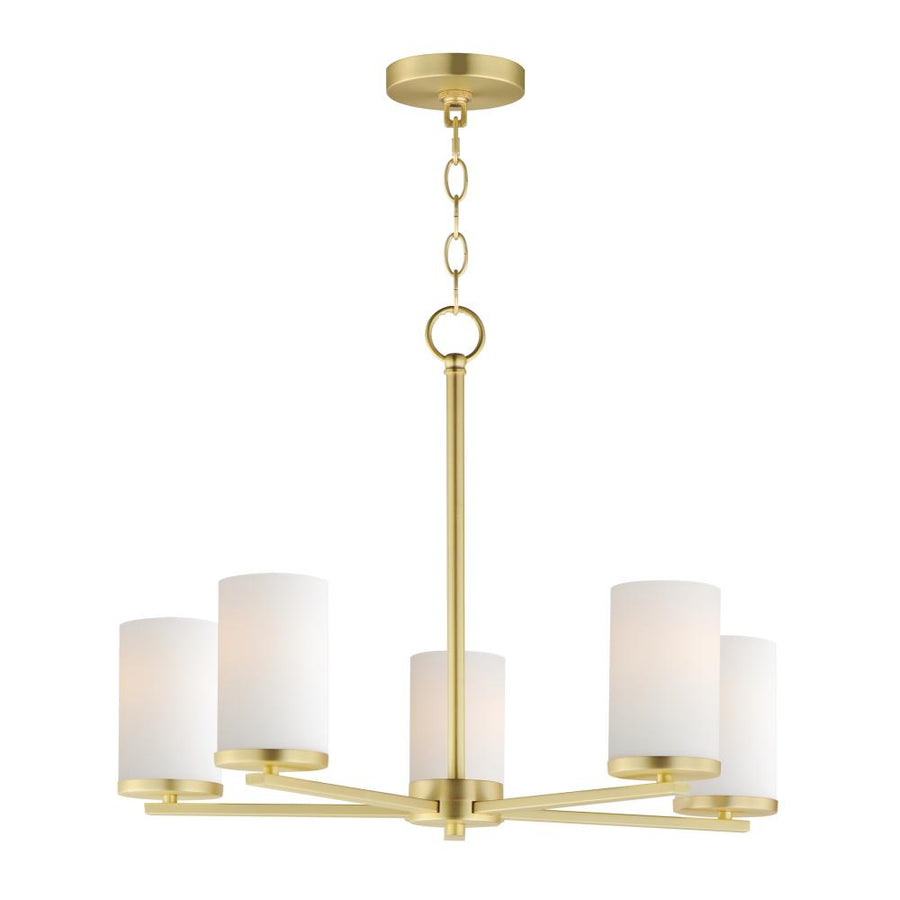 Maxim Lighting 10286SWSBR Lateral 24 Inch 5 Light Pendant – Satin Brass