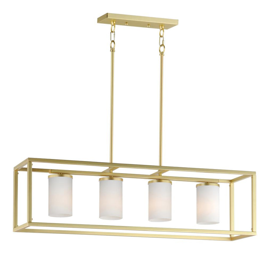 Maxim Lighting 10288SWSBR Lateral 36 Inch Linear Pendant – Satin Brass