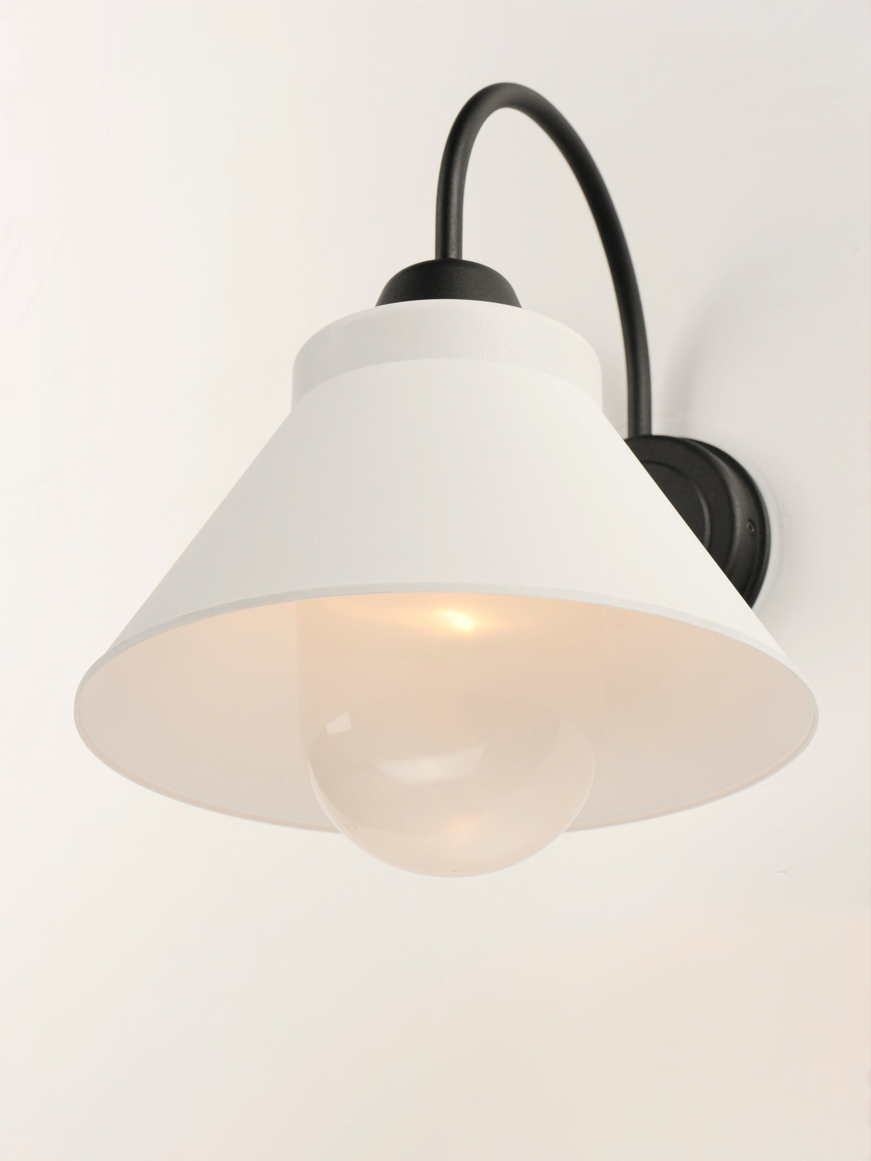 12 Inch Outdoor Wall Sconce – Black