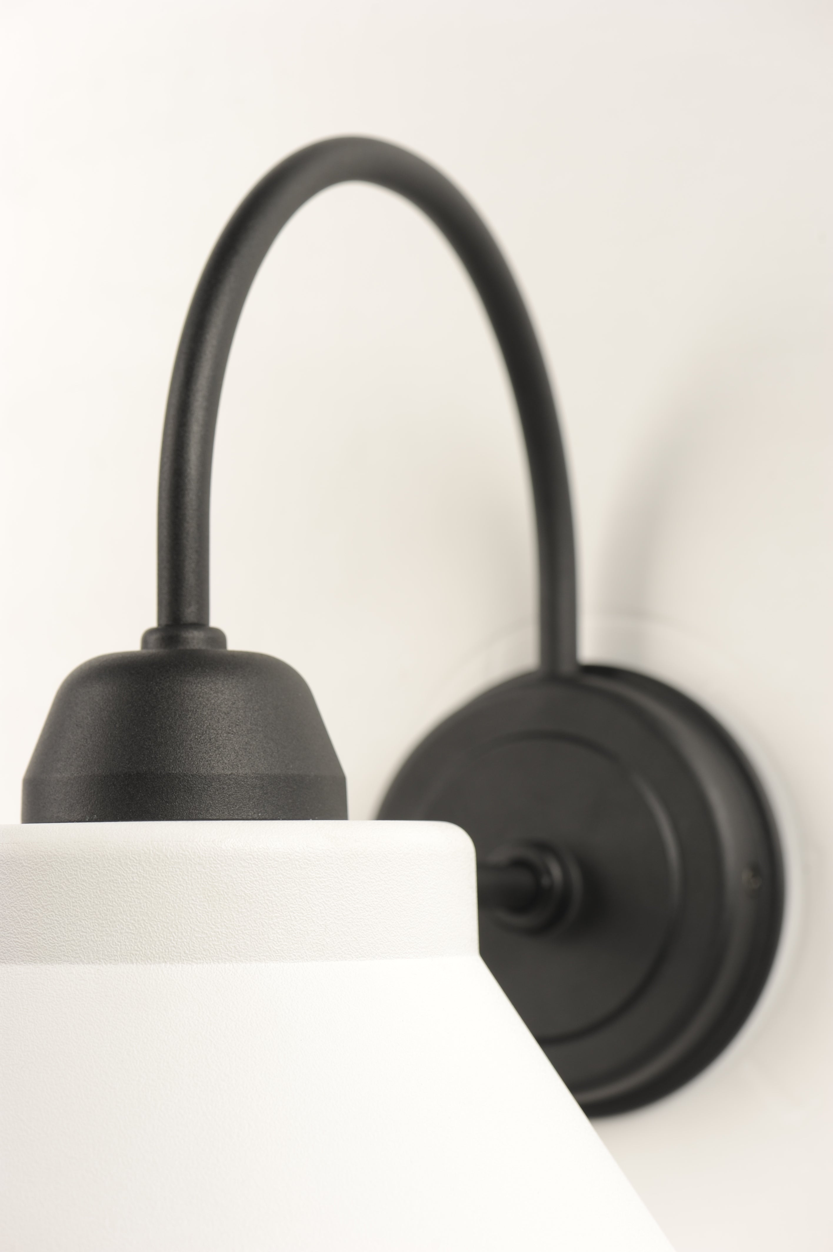 12 Inch Outdoor Wall Sconce – Black