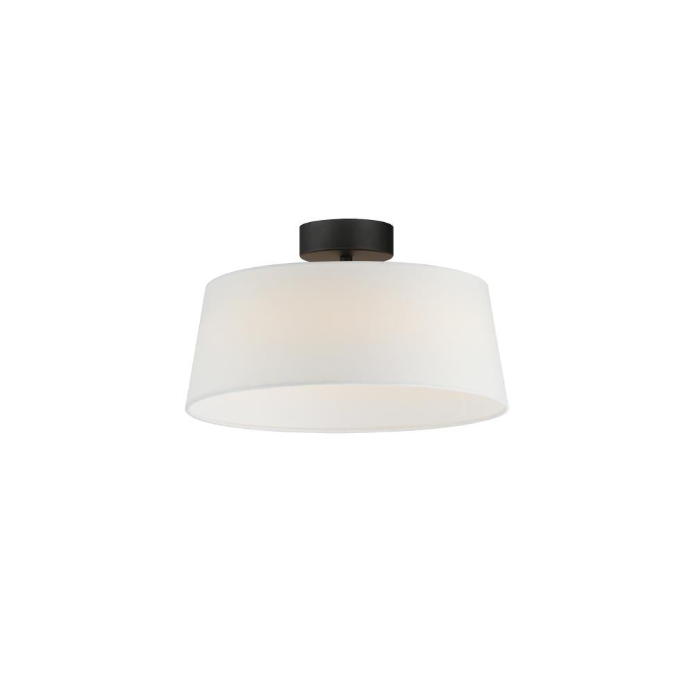 Maxim Lighting 10330WTBK Paramount 16 Inch Flush Mount Light – Black