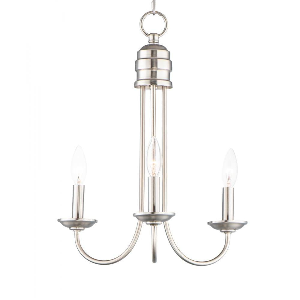 Maxim Lighting 10343SN Logan 15.5 Inch 3 Light Pendant – Satin Nickel