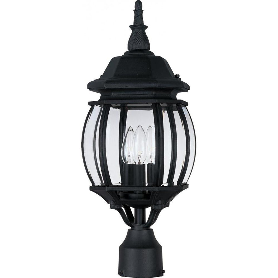 Maxim Lighting 1035BK Crown Hill 8 Inch Outdoor Post Lantern – Black