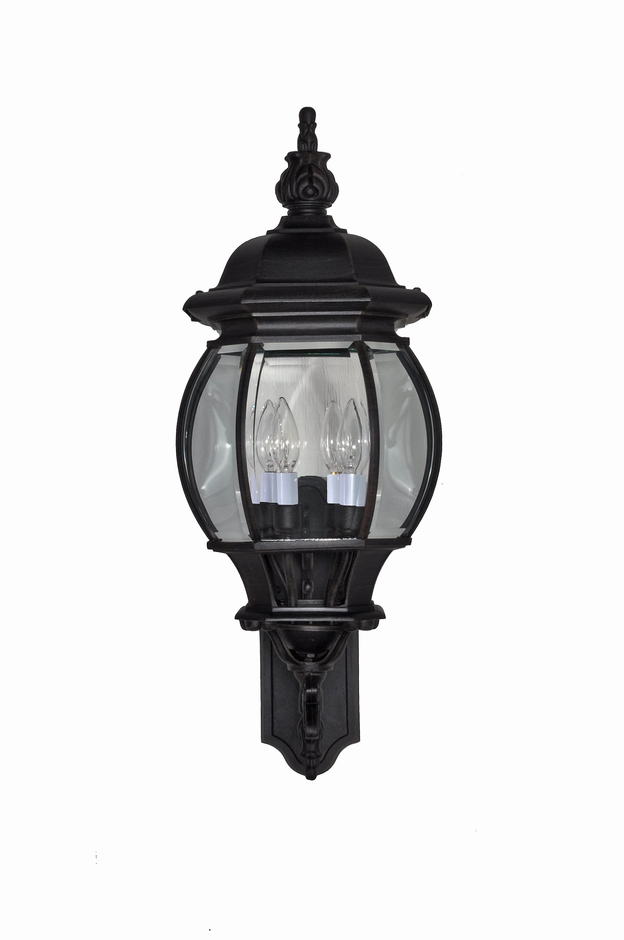 11 Inch Outdoor Wall Sconce – Black