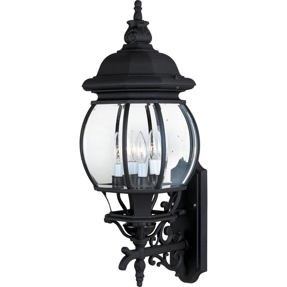 11 Inch Outdoor Wall Sconce – Black