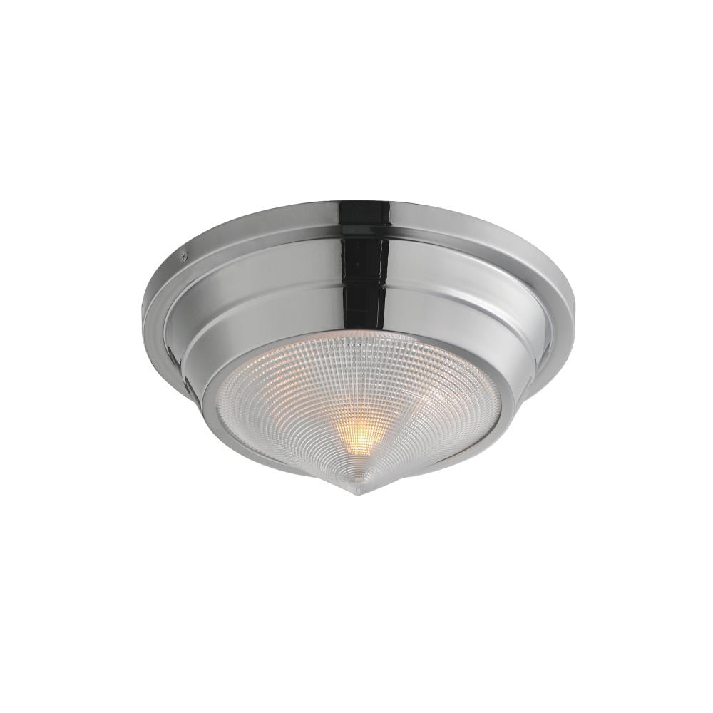 Maxim Lighting 10390PRPN Hargreaves 10 Inch Flush Mount Light – Polished Nickel