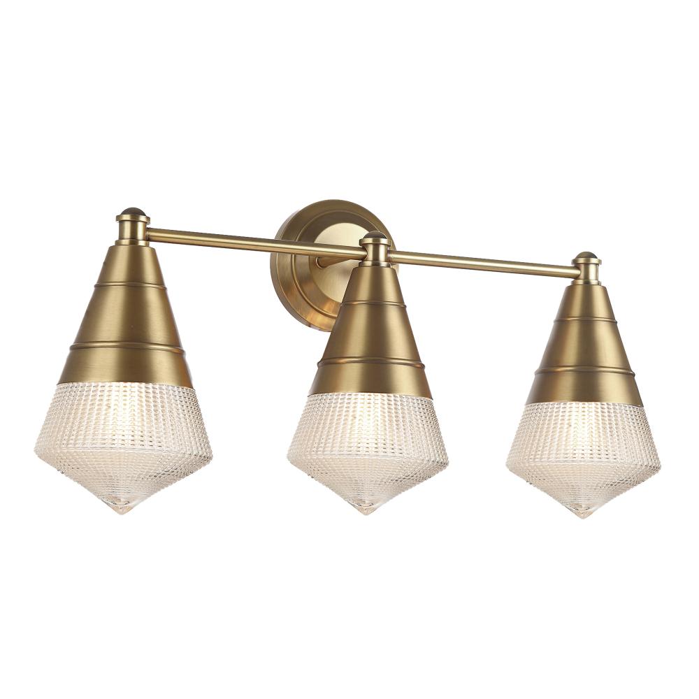 Maxim Lighting 10393PRNAB Hargreaves 24 Inch Bathroom Vanity - Natural Aged Brass