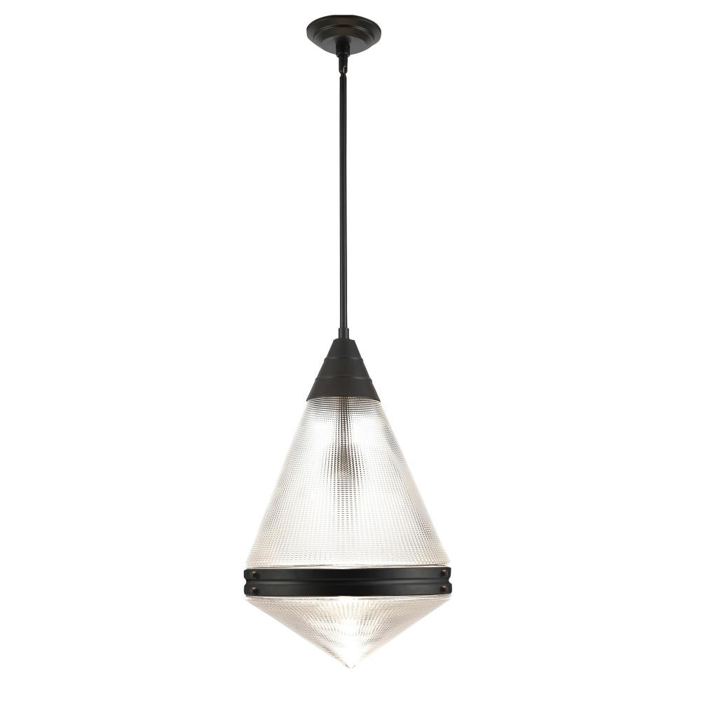 Maxim Lighting 10395PRBK Hargreaves 13.5 Inch Semi Flush Mount Light – Black