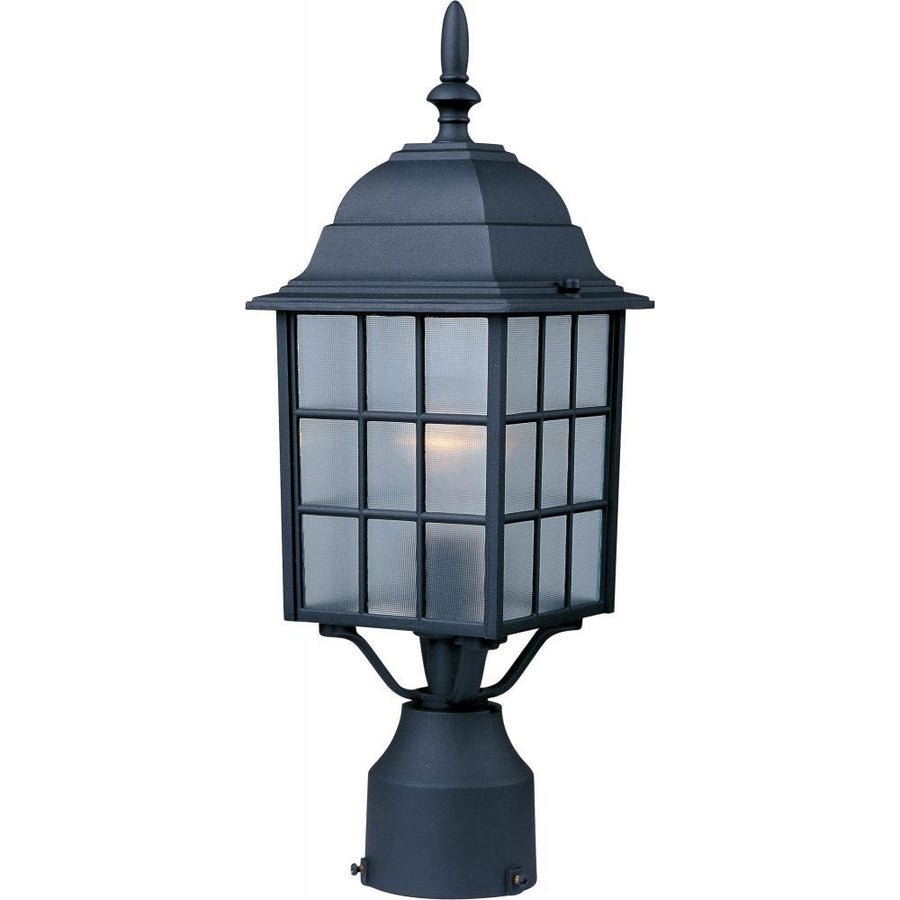 Maxim Lighting 1052BK North Church 6 Inch Outdoor Post Lantern – Black