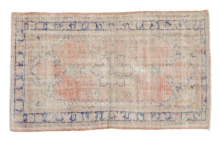2.5x4.5 Vintage Distressed Oushak Rug