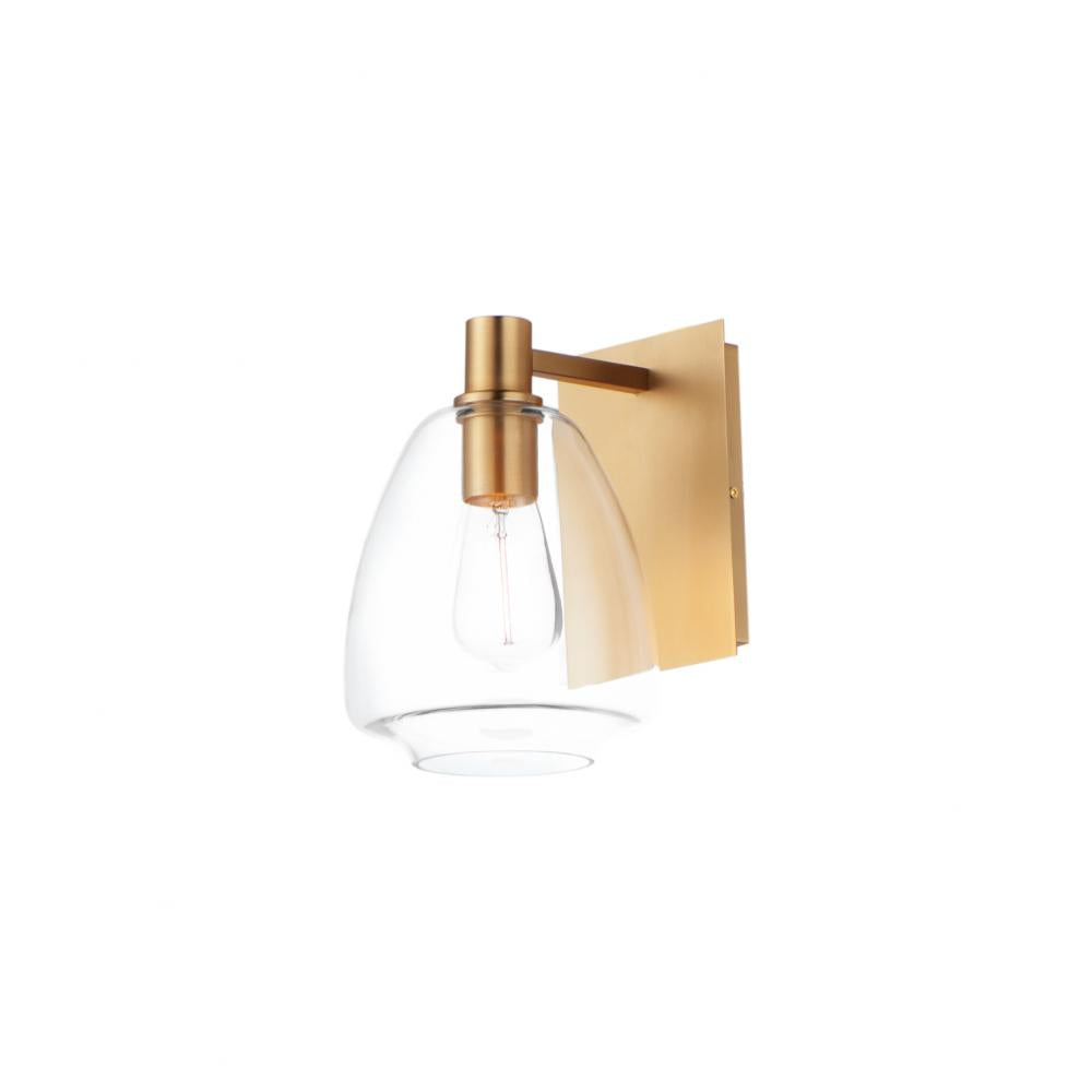 Maxim Lighting 11111CLSBR Babylon 7.25 Wall Sconce - Satin Brass